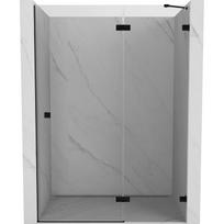 Mexen Lunar atidaromos dušo durys dešinės 140 cm, skaidrios, juodos - 834-140-000-70-00-P