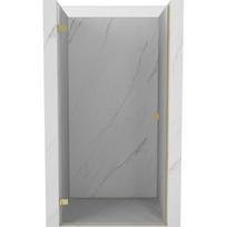 Mexen Lunar-B kairvadurių dušo durys, kairė pusė 85 cm, permatomos, auksinės - 832-085-000-50-00-L