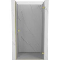 Mexen Lunar-B dušo durys atveriamos dešinės 60 cm, skaidrios, auksinės šlifuotos - 832-060-000-55-00-P
