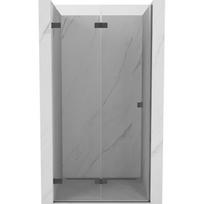 Mexen Lunar-F sulankiojamos dušo durys kairės 70 cm, skaidrios, šepetėto ginklų pilkumo - 836-070-000-66-00-L