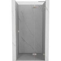 Mexen Lunar L dešinės pusės atveriamos dušo durys 125 cm, skaidrus stiklas, šlifuoto nikelio - 834L-125-000-97-00-P