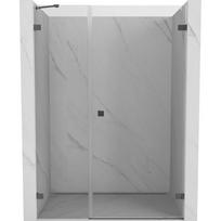 Mexen Lunar-B dešinės pusės vyriamos dušo durys 115 cm, skaidrios, ginklų metalas - 832S-115-050-95-00-P
