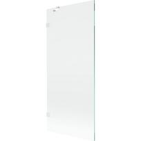 Mexen Lunar vonios ekrano skydelis, 1-duris 80 x 150 cm, skaidrus, baltas - 897-080-000-20-00