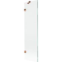 Mexen Lunar vonios kambario širma, 1 sparno 50 x 150 cm, skaidrus, rožinis auksas - 897-050-000-60-00