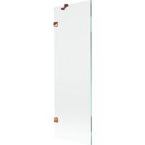 Mexen Lunar vonios pertvara, vienos dalies, 60 x 150 cm, permatoma, rožinis auksas - 897-060-000-60-00