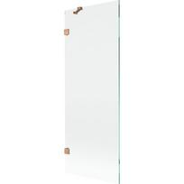 Mexen Lunar vonios užuolaida su vienu sparnu 70 x 150 cm, skaidri, šepečiu valyta varinis - 897-070-000-65-00