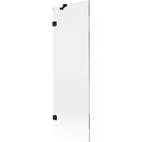 Mexen Lunar vonios dušo užuolaida, 1-durys, 60 x 150 cm, skaidrus, juodas - 897-060-000-70-00
