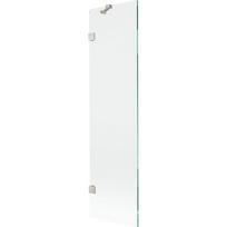 Mexen Lunar vonios užuolaida 1-duris 50 x 150 cm, permatomas, šlifuotas nikelis - 897-050-000-97-00