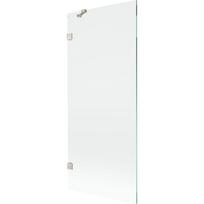 Mexen Lunar vonios pertvara 1-duris 80 x 150 cm, permatomas, šlifuotas nikelis - 897-080-000-97-00
