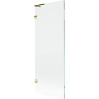 Mexen Lunar L vonios užuolaida 1 sparno 70 x 150 cm, skaidri, auksinė - 897L-070-000-50-00