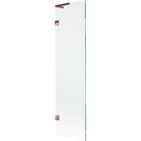 Mexen Lunar L vonios kubilo ekranas, 1-durų 50 x 150 cm, permatomas, rožinis auksas - 897L-050-000-60-00