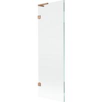 Mexen Lunar L vonios pertvara, 1-sparno, 60 x 150 cm, permatomas, šlifuota varis - 897L-060-000-65-00