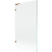 Mexen Lunar L vonios ekranas, 1 varčios, 100 x 150 cm, permatomas, šlifuotas varis - 897L-100-000-65-00