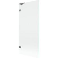 Mexen Lunar L vonios ekranas su vienu sparnu 80 x 150 cm, skaidrus, gunmetal - 897L-080-000-95-00