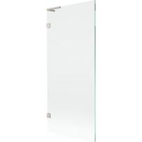 Mexen Lunar L vonios panelis, 1-duris, 80 x 150 cm, skaidrus, šlifuotas nikelis - 897L-080-000-97-00