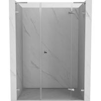 Mexen Lunar L dešinioji atidaroma dušo durys 150 cm, permatomos, chromuotos - 834SL-150-050-01-00-P