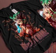 Dr. Stone T-Shirt Senku Ishigami Ryusui Asagiri Seiyuu Vintage Shirt Gift  149 L