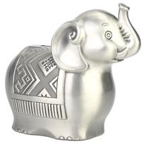 Alloy Material Cute Elephant Shape Coin Bank Money Saving Box for Kid Gift