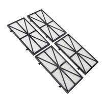 4 vnt. pakaitiniai robotinio baseino valytuvo filtro kasetės, skirtos Dolphin 9991425‑R4 itin smulkaus filtro panelėms