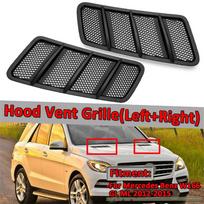 2 vnt. priekinės kairės ir dešinės variklio dangčio oro ventiliacijos grotelės 12-15 Mercedes Benz W166 GL ML350