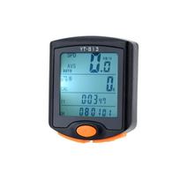 Belaidis Dviračio Ciklo Skaitmeninis Kompiuteris Odometras Spidometras Chronometras Termometras Naktinis Apšvietimas Apšvietimas Apšviečiamas juoda