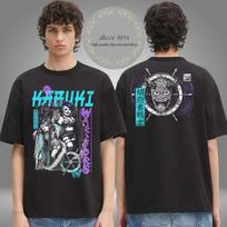 WWE Merch Parduotuvė The Kabuki Warriors Superžvaigždės Dvišaliai Unisex Marškinėliai 3XL