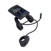 Elektrinio dviračio LCD ekranas 24V 36V 48V 60V 72V Universalus 5 kontaktų vandeniui atsparus jungtis S 100 skydelio ekranas 22,2 mm