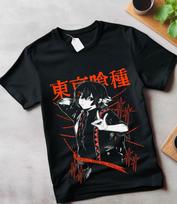 AnimeJuzo Suzuya T-Shirt Tokyo Ghoul Waifu Touka Kirishima Horror Anime Gift S