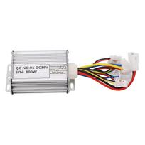36V 800W Elektrinio paspirtuko valdiklis Aliuminio lydinio korpusas Aukštai temperatūrai atspari viela Dviratės šlifuotas valdiklis