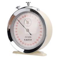 Mechaninis chronometras su apvaliu ciferblatu, 0,2 s, 60 sekundžių sportinis skaičiavimo laikmatis fiziniams eksperimentams, bėgimui, dviračių sportui J01205