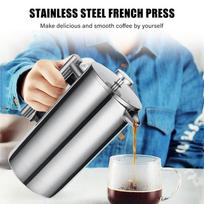 French Press 304 Stainless Steel Thermal Coffee Maker Tea Maker 800ML 3 Filters Anti scald Handle Rust proof Coffee sidabras