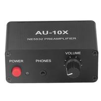 Ausinių stiprintuvas 20 dB Stereo garso signalo Phono pirminis stiprintuvas su 3,5 mm ausinių RCA įvestimi/išvestimi