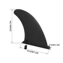 9 inch Kayak Tracking Fin Detachable Slide In Center Fin Surfing Board Fin for Kayak Canoe Boat Dinghy and for Long juoda