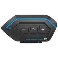 Motociklo Bluetooth Interkomas Šalmo Domofonas Stereo Ausinės Vandeniui Atsparios 1500mAh