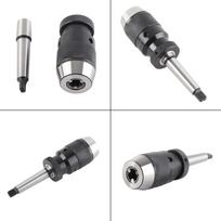 1–16 mm talpa 45# plieno savaime įsitempiantis beraktis tekinimo staklių gręžimo griebtuvas su MT2–JT3 kūginiu velenu