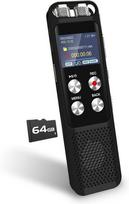 Diktofonas 72GB skaitmeninis balso įrašymo įrenginys su slaptažodžiu