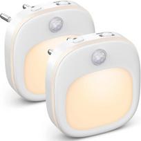 2 LED naktinės lemputės su judesio jutikliu
