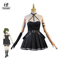 Anime Sousou No Frieren Ubel Cosplay Kostiumas Frieren Kelionės Pabaigos Tolyn Moteriška Juoda Suknelė Helovino Kostiumas M