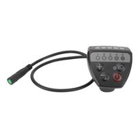 Elektrinio dviračio LED ekranas Greičio reguliatorius Išmanus Lengvas 24v 36v 48v Atsparus vandeniui 5 kontaktų Greičio reguliatorius LED