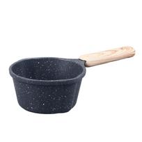 Kitchen Sauce Pan Prevents Stick Deepening Height Medical Stone Sauce Pot with Pour Spouts for Pouring Oil Milk Heating L juoda
