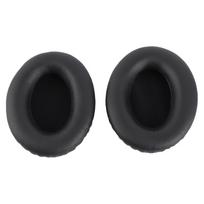 Pakaitinės ausų pagalvėlės Audio Technica ATH ANC7 ANC9 ANC27 ANC29 ausinėms, kempinės ausų pagalvėlių uždangalas, minkštos, 2 vnt., juodos 2 Set juoda
