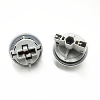 2x Dienos žibintų lemputės lizdo laikiklis Vauxhall Astra J GTC Cascada Zafira C Tourer gray