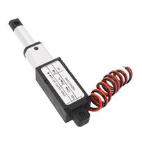 24VDC Mini linijinis pavaros mechanizmas su galiniu jungikliu Elektrinis pavaros mechanizmas sofai, atlošiamai kėdei, robotui 15mm eiga 70N stūma 8mm s