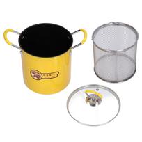 3L mini gruzdintuvės puodas nerūdijančio plieno japoniškas keptuvė su aliejaus filtro stovo dangteliu namų virtuvei L