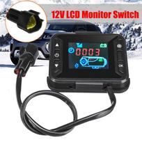 12V LCD Monitorius Oro Parkavimo Dyzelinio Šildymo Šildytuvo Valdiklio Jungiklis Automobilis Sunkvežimis