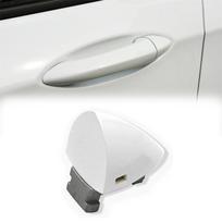 Front Left Driver Side Door Handle Key Hole Cover in White For Chevrolet Cruze 2015-2018