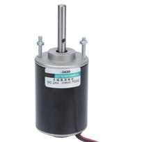 Nuolatinio magneto nuolatinės srovės variklis CW CCW Didelio greičio varikliai su rutuliniu guoliu 43 mm veleno ilgis 24V 7000 aps/min