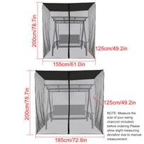Outdoor Swing Chair Mesh Net Water Resistant Patio Seater Mesh Canopy Cover