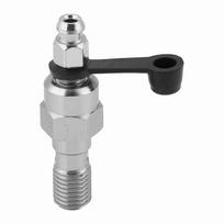 M10x1.25mm Motociklo Stabdžių Pagrindinio Cilindro Stabdžių Suportas Oro Nuleidimo Varžtas Spenelis Banjo Varžtas Dulkių Dangtelis Sidabrinis sidabras