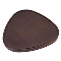 Medinis patiekimo padėklas tvirtas bambukinis paprastas elegantiškas trikampis daugiafunkcinis medinis arbatos padėklas kavinei biurui valgomojo stalui S 100x40x0.3cm / 39.4x15.7x0.1in
